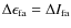 $\Delta \epsilon _{\rm fa}=\Delta I_{\rm fa}$