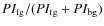 $PI_{\rm fg}/(PI_{\rm fg}+PI_{\rm bg})$