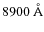 $8900~\AA$