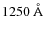 $1250~\AA$