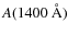 $A(1400~\AA)$