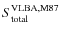 $S^{{\rm VLBA,M87}}_{\rm total}$
