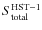 $S^{{\rm HST-1}}_{\rm total}$