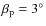 $\beta_{\rm p}=3^\circ$