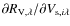 $\partial R_{{\rm V},\lambda}/\partial V_{{\rm s},i\lambda}$