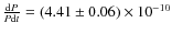 $\frac{{\rm d}P}{P{\rm d}t} = (4.41 \pm 0.06)\times 10^{-10}$