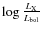 $\log \frac{L_{\rm X}}{L_{\rm bol}}$