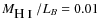 $M_{\textup{H~{\mdseries\textsc{i}}}~}/ L_B = 0.01$