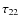 $\tau_{22}$