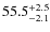 $55.5_{\rm -2.1}^{+2.5}$