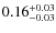 $0.16_{\rm -0.03}^{+0.03}$