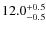 $12.0_{\rm -0.5}^{+0.5}$