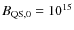 $B_{\rm QS,0}=10^{15}$