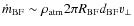 $\dot{m}_{\rm BF}\sim \rho_{\rm atm} 2\pi
R_{\rm BF} d_{\rm BF}v_{\rm\perp}$