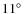 $11\hbox{$^\circ$ }$