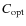 $C_{\rm opt}$