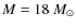 $M = 18~M_{\odot}$