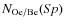 $N_{\rm Oe/Be}(S\!p)$