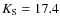 $K_{\rm S}=17.4$