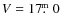 $V = 17\hbox{$.\!\!^{\rm m}$ }0$
