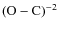 $({\rm O-C})^{-2}$