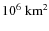 $10^6~{\rm km}^2$
