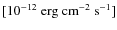 $[10^{-12}~{\rm erg~cm}^{-2}~{\rm s}^{-1}]$