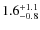 $1.6^{\rm +1.1}_{-0.8}$