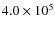 $4.0\times 10^5$