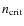 $n_{\rm crit}$