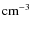 $\hbox{{\rm cm}}^{-3}$