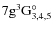 $\rm 7g^3G^\circ_{3,4,5}$