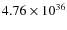 $4.76\times 10^{36}$