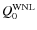$Q_0^{\rm WNL}$