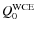 $Q_0^{\rm WCE}$