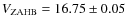 $V_{\rm ZAHB} = 16.75 \pm 0.05$