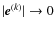 $\vert\vec{e}^{(k)}\vert\rightarrow 0$