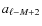 $a_{\ell-M+2}$