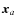 $\vec{x}_a$