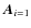 $\vec{A}_{i=1}$