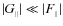 $\vert G_{_\parallel}\vert\ll \vert F_{_\parallel}\vert$