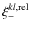 $\xi_-^{kl,{\rm rel}}$