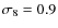 $\sigma _8=0.9$