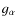 $g_\alpha$