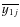 $\overline {y_{1j}}$