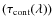 $(\tau_{\rm cont}(\lambda))$
