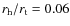 $\ensuremath{r_{\rm h}/r_{\rm t}} =
0.06$