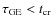 $\tau_{\rm GE}< t_{\rm cr}$