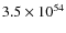 $3.5\times 10^{54}$