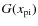 $G(\ensuremath{\ensuremath{{x}_{{\rm pi}}}} )$